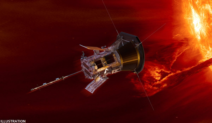 NASA spacecraft  touches sun 